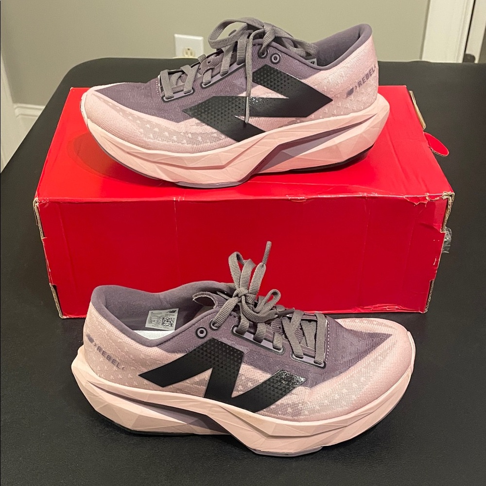 New Balance Black and Pink Athletic Shoes